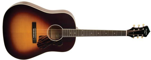 Recording King Introduces the Updated Century Jubilee Series Slope Shoulder Guitars