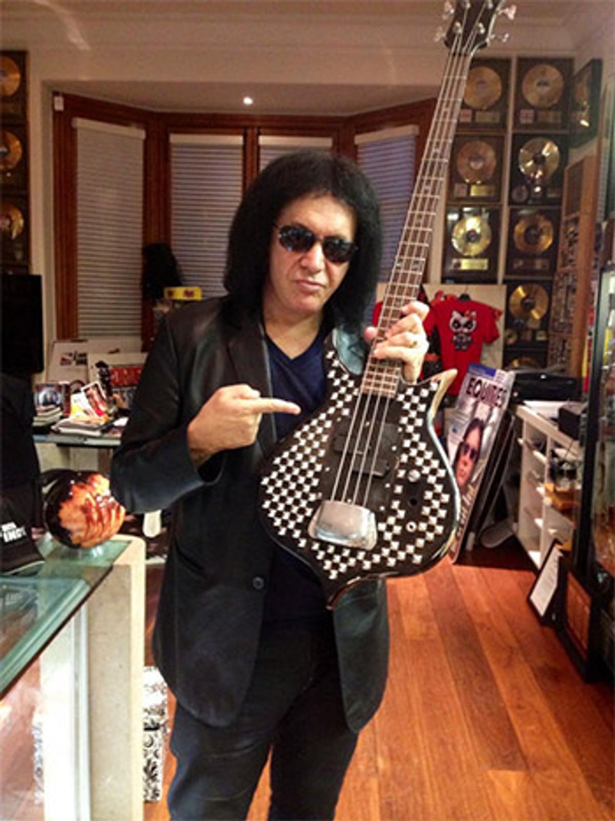 Cara Guitars and Gene Simmons Team up for the Limited Edition Chrome Axe