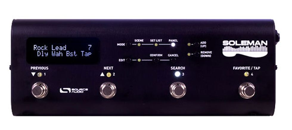 Source Audio Releases the Soleman MIDI Foot Controller