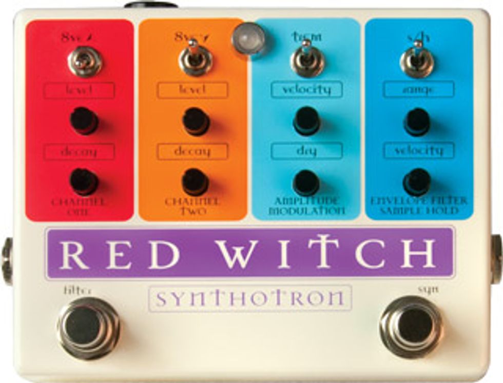 Red Witch Synthotron Analog Synth Pedal Review Premier Guitar