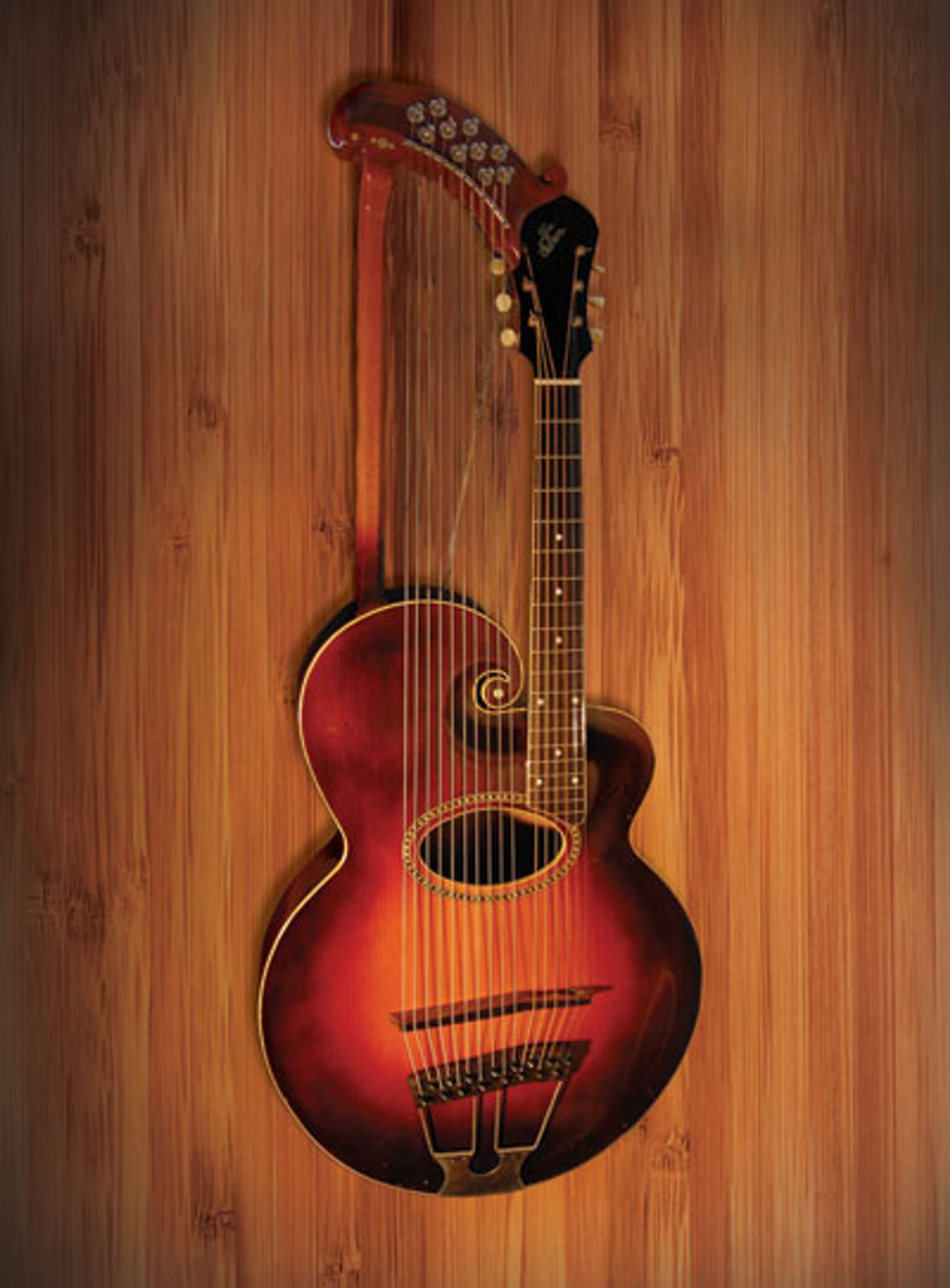 1917 'The Gibson' Harp Guitar, Style U 