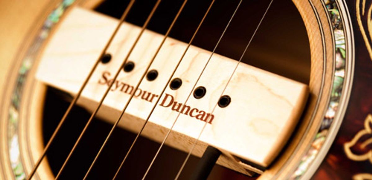 Seymour Duncan Acoustic Woody Now Available in Walnut or Black