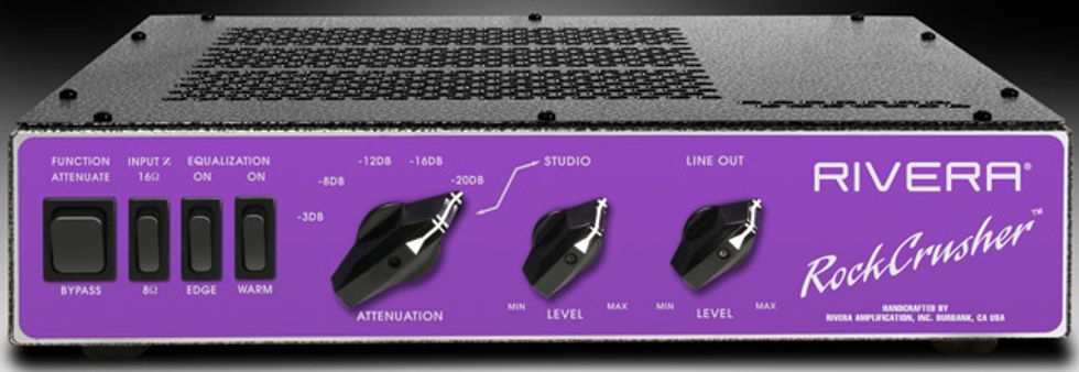 Rivera Unveils RockCrusher Power Attenuator/Load Box
