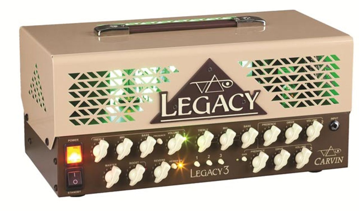 Carvin Announces the New Steve Vai Legacy III Amp