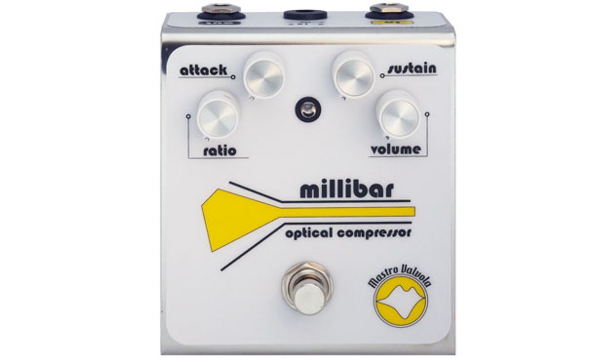 Mastro Valvola Pedals Debuts the Millibar MKII Optical Compressor