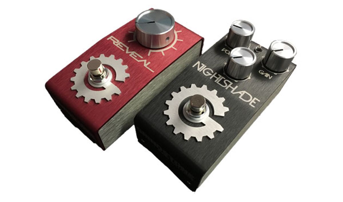 Grindstone Audio Solutions Debuts Nightshade Overdrive and Reveal Boost Pedals