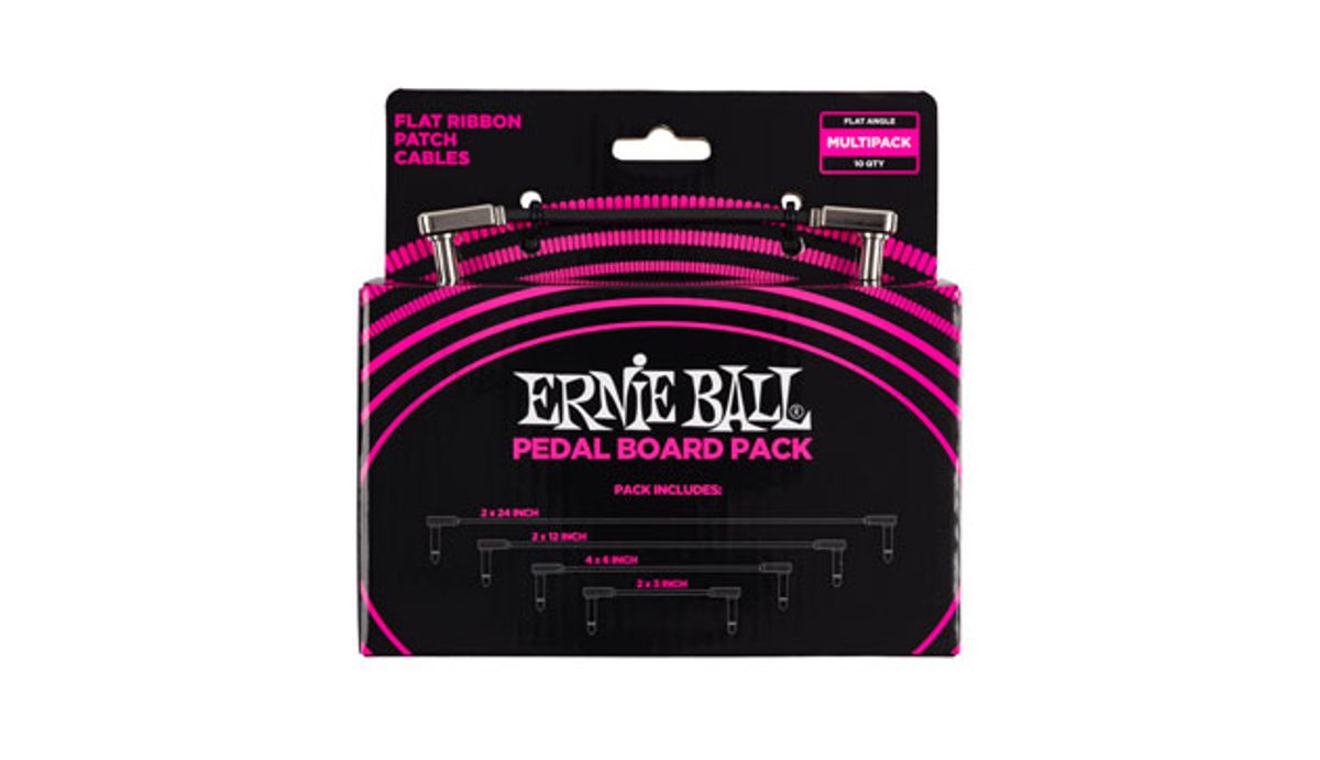 Ernie Ball Announces Flat Ribbon Patch Cables