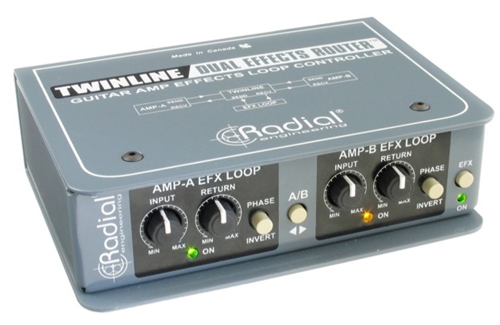 Radial Engineering Releases the Twinline Guitar Effects Router