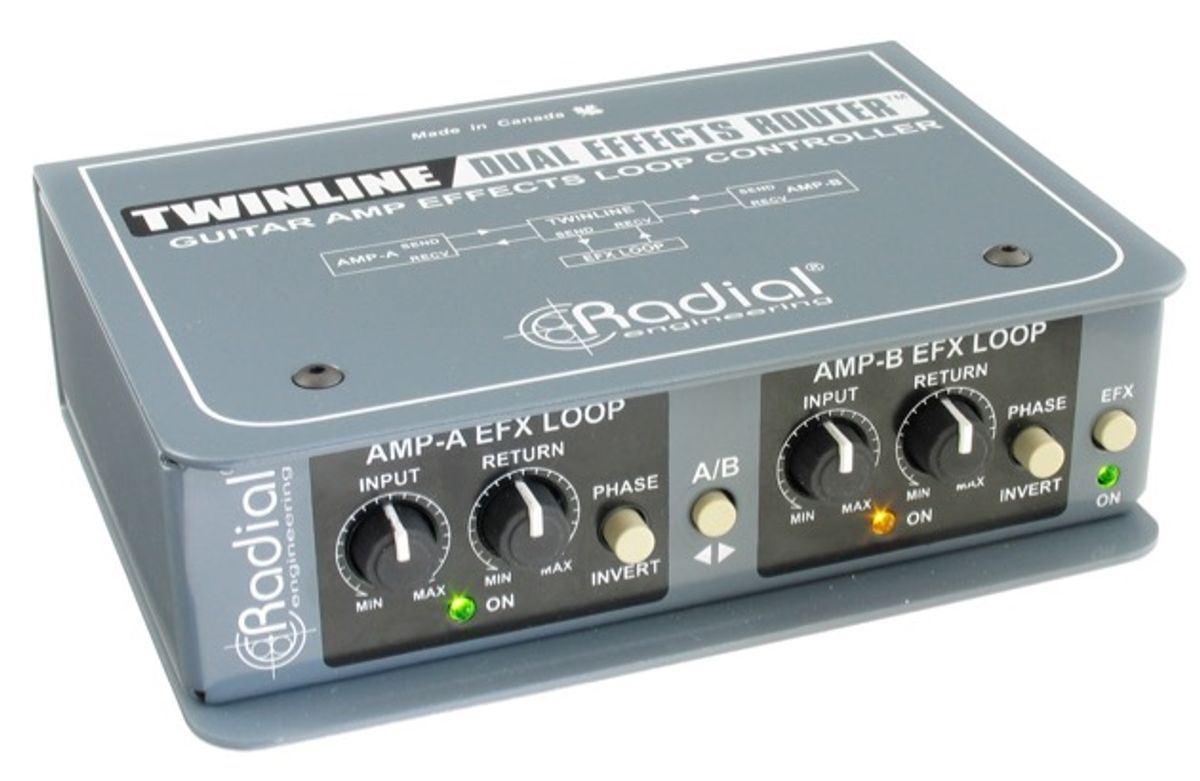 Radial Engineering Releases the Twinline Guitar Effects Router