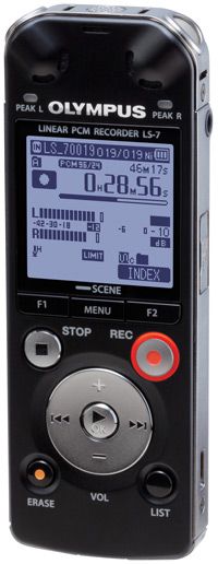 Olympus Announces LS-7 "Pocket" Linear PCM Digital Recorder