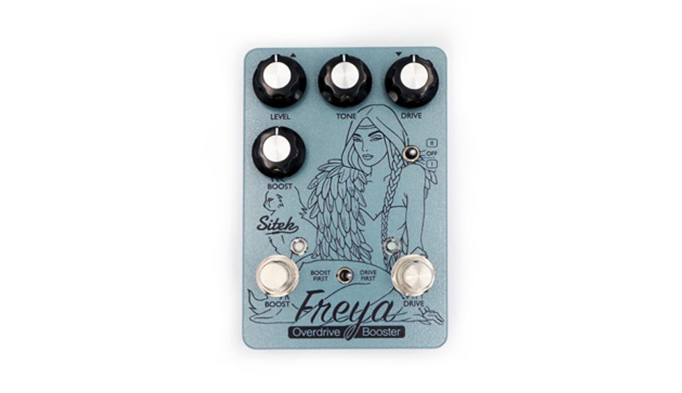 Sitek Guitar Electronics Introduces the Freya Overdrive/Booster