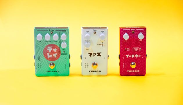 Teisco Launches New Delay, Fuzz, and Boost Pedals