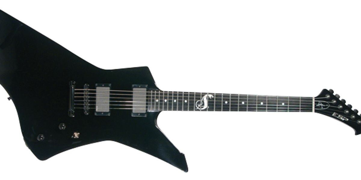 Esp James Hetfield Snakebyte Electric Guitar Review Premier Guitar Esp James Hetfield Snakebyte Electric Guitar Review Premier Guitar