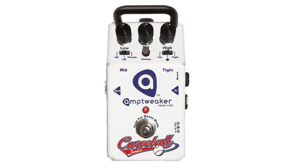 Amptweaker Unleashes the Curveball Jr EQ/Boost and DepthFinder EQ