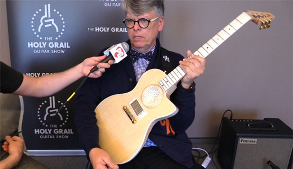 Holy Grail Guitar Show '18 - H Guitars H Cutaway Demo