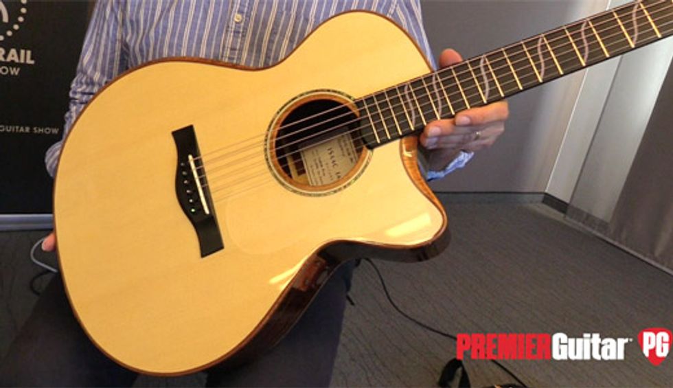 Holy Grail Guitar Show '18 - Isaac Jang Guitars Orchestra Model Demo