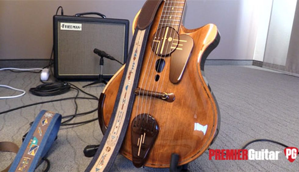 Holy Grail Guitar Show '18 - Jersey Girl Homemade Guitars Seevie & Takutack Demos