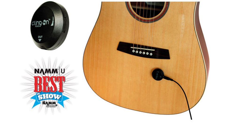 Cling On Introduces Acoustic Guitar Pickup