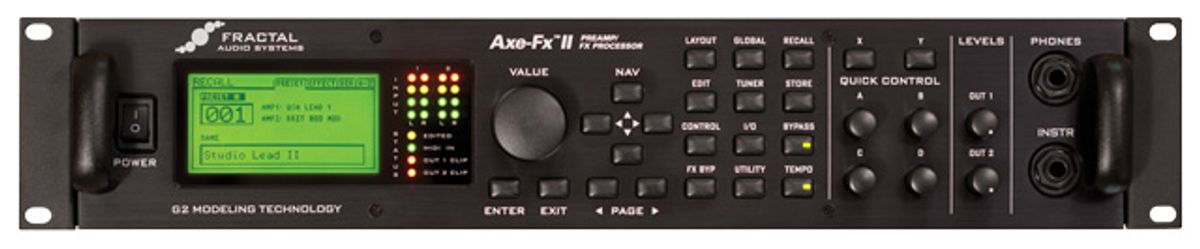 Fractal Axe-FX II Preamp FX Processor Review