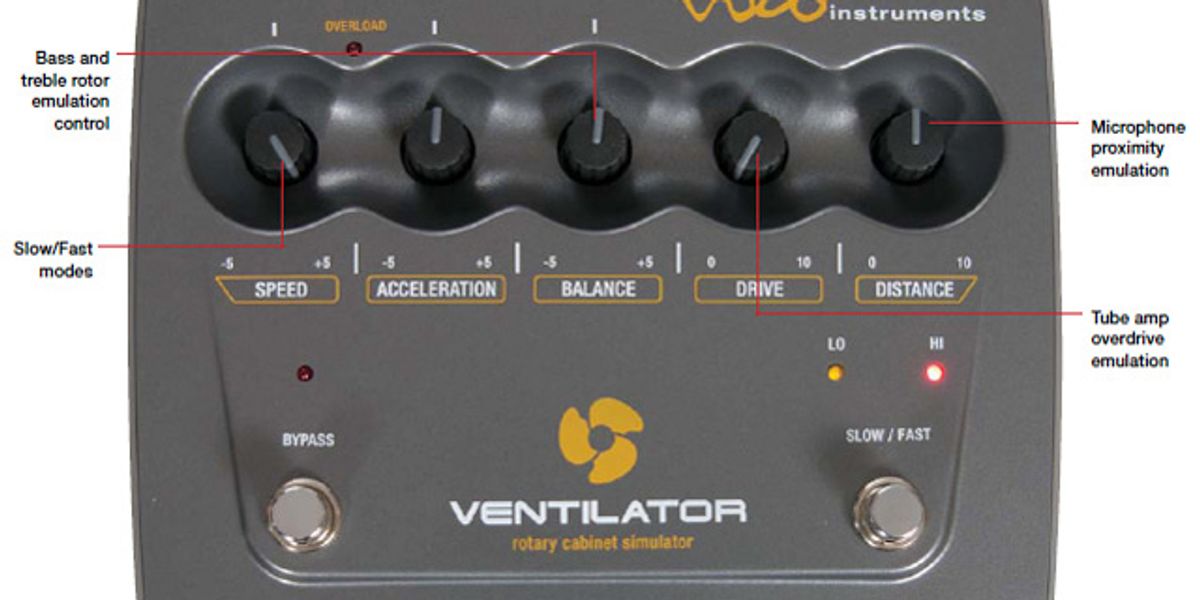 Neo Instruments Ventilator Rotary Pedal Review - Premier Guitar