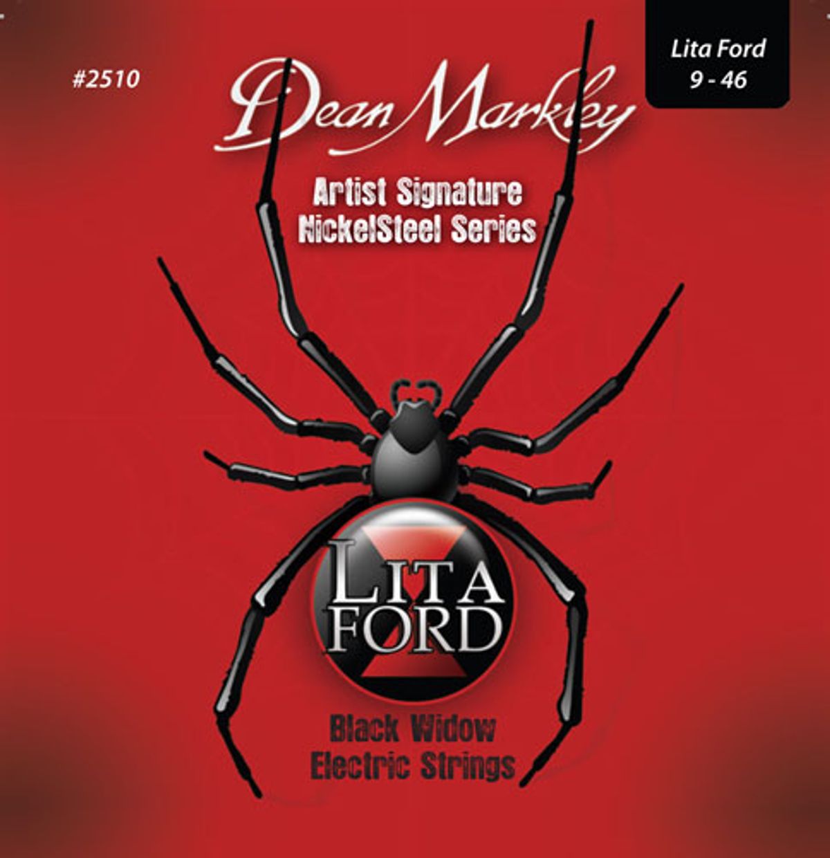 Dean Markley Announces Lita Ford Black Widow Strings