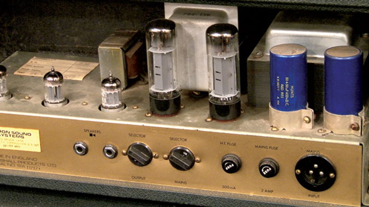 1968 Marshall 50-Watt JMP and 4x12