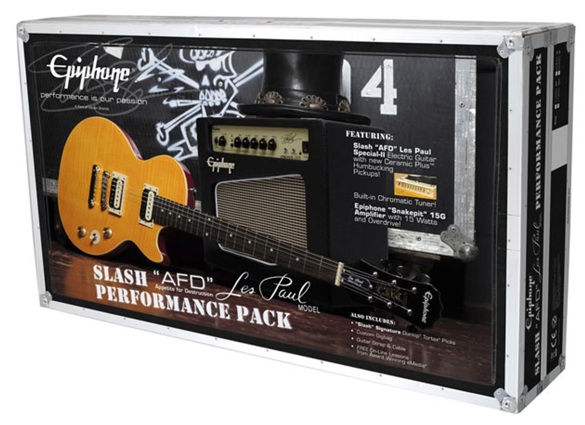 Epiphone Releases the Slash AFD Les Paul Performance Pack
