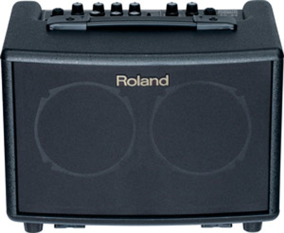 Roland Announces First Battery Powered Acoustic Amp, the AC-33