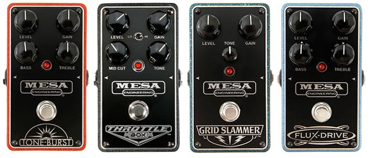 Mesa/Boogie Tone-Burst, Throttle Box, Grid Slammer, and Flux-Drive Pedal Reviews