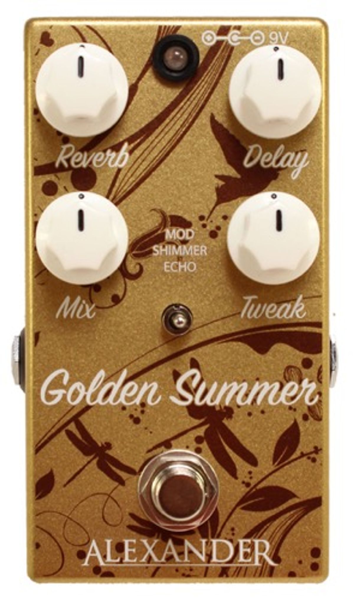 Alexander Pedals Unveils the Golden Summer Ambient Reverberator