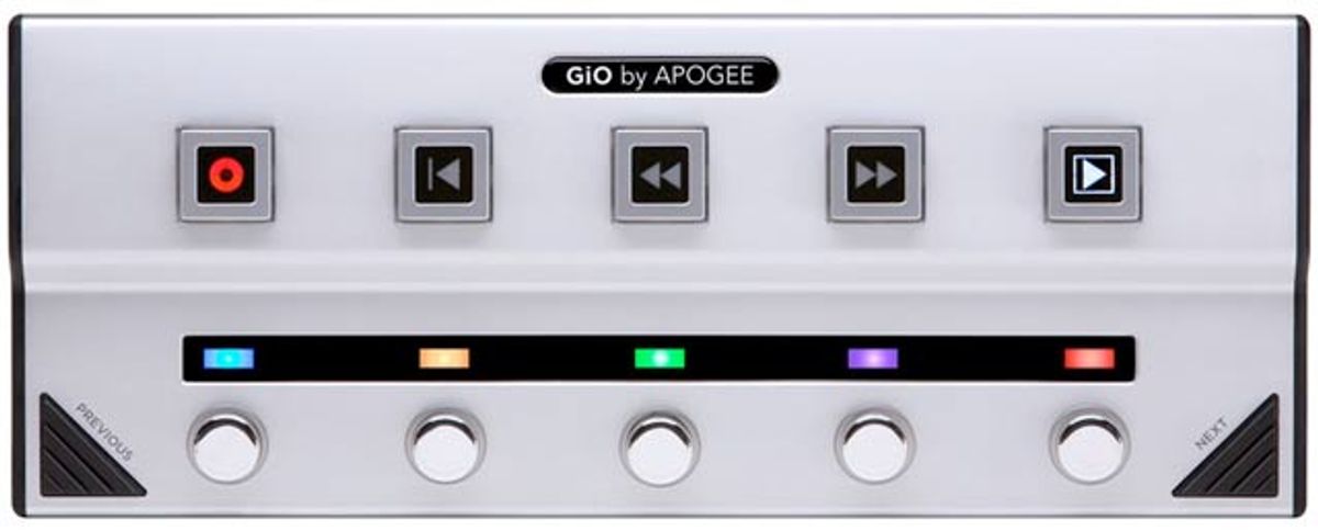 Apogee GiO USB Guitar Interface & Controller Review