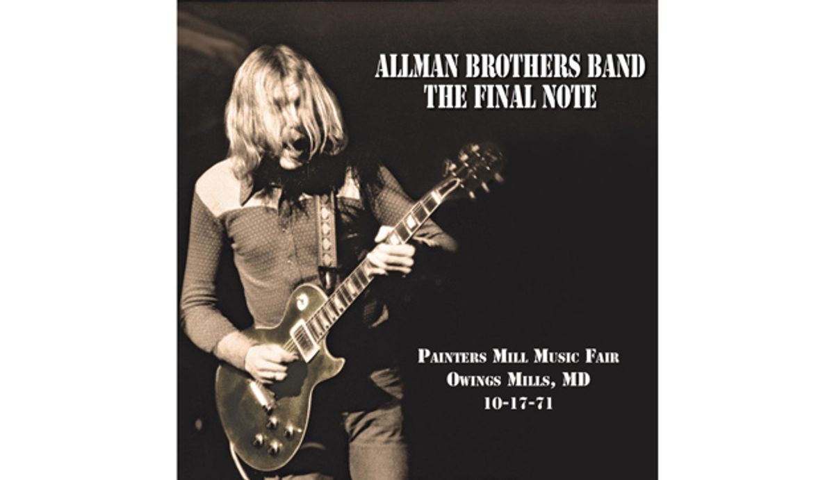 Duane Allman's Last Show Unearthed and Will Be Released as The Final Note