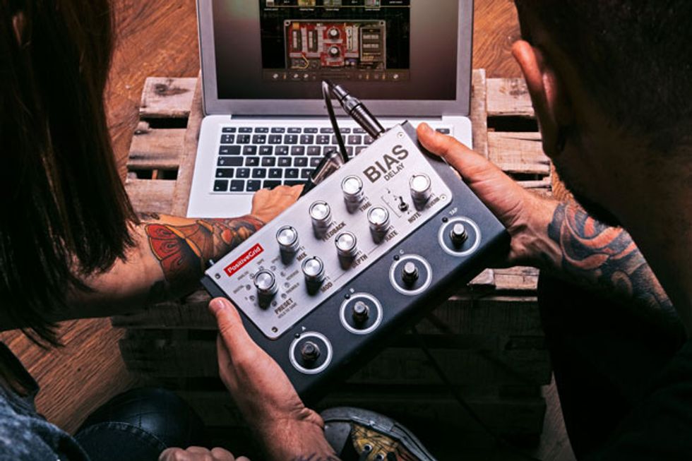 Positive Grid Announces the BIAS Delay Pedal