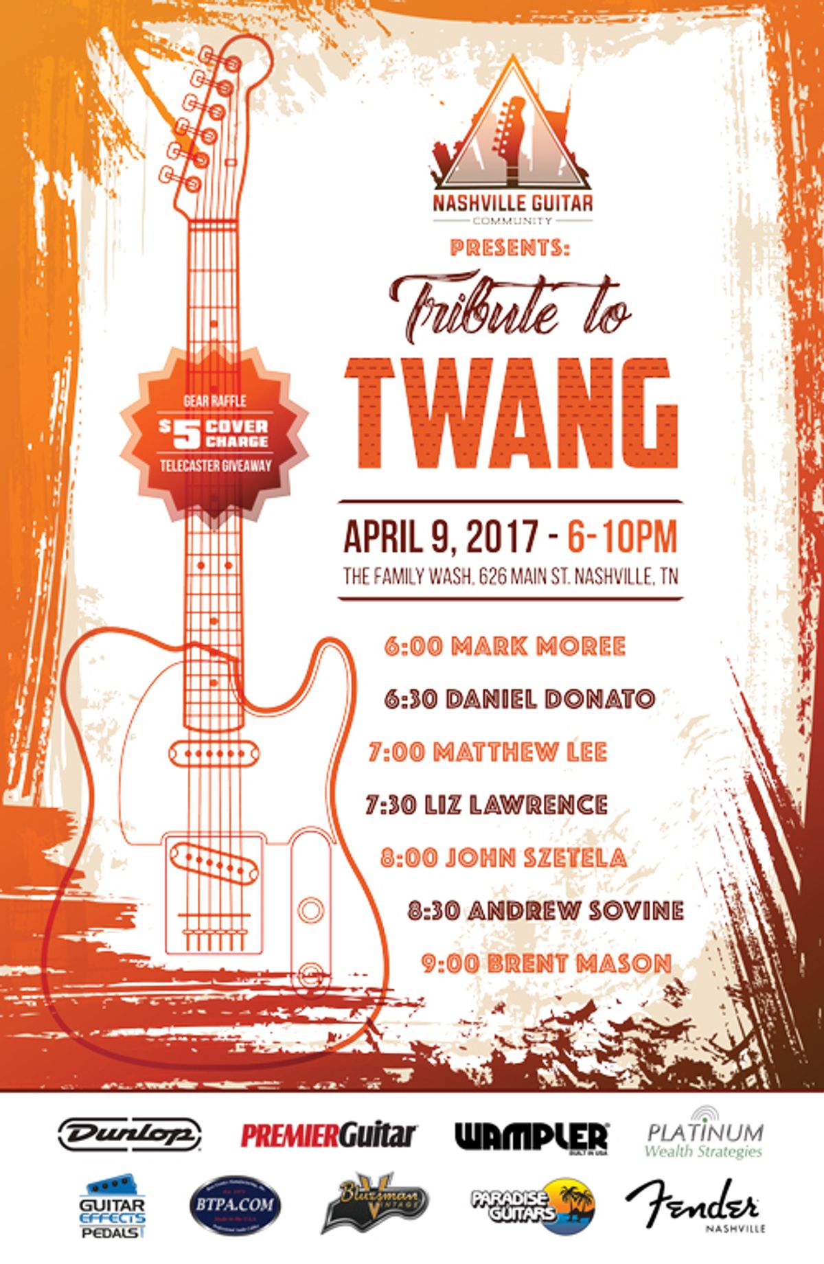 Nashville Guitar Community Presents Tribute to Twang