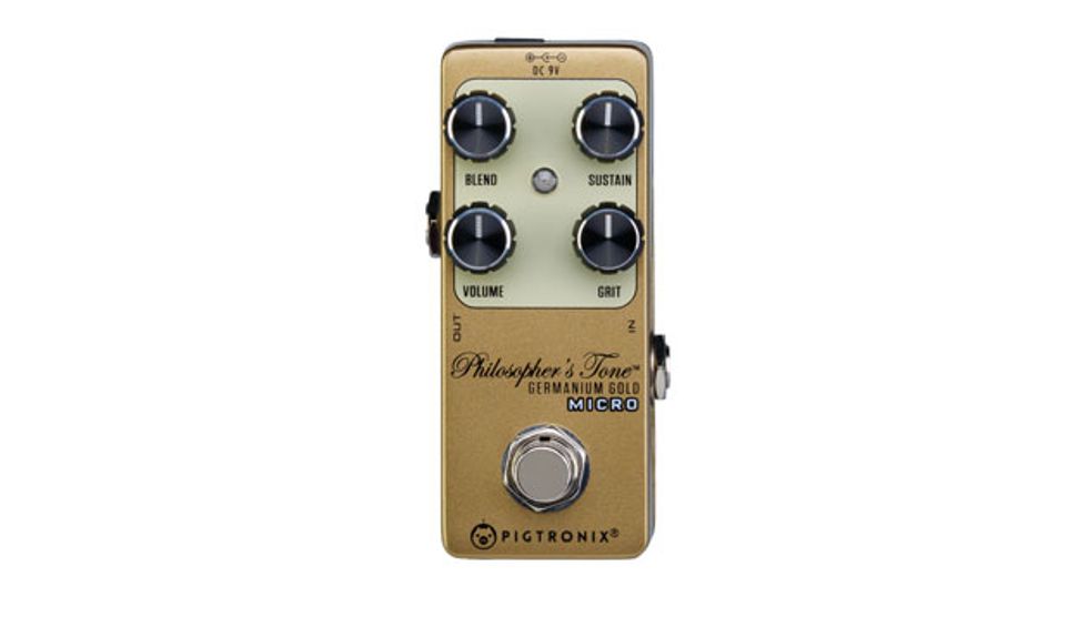 Pigtronix Releases the Philosopher’s Tone Germanium Gold Micro