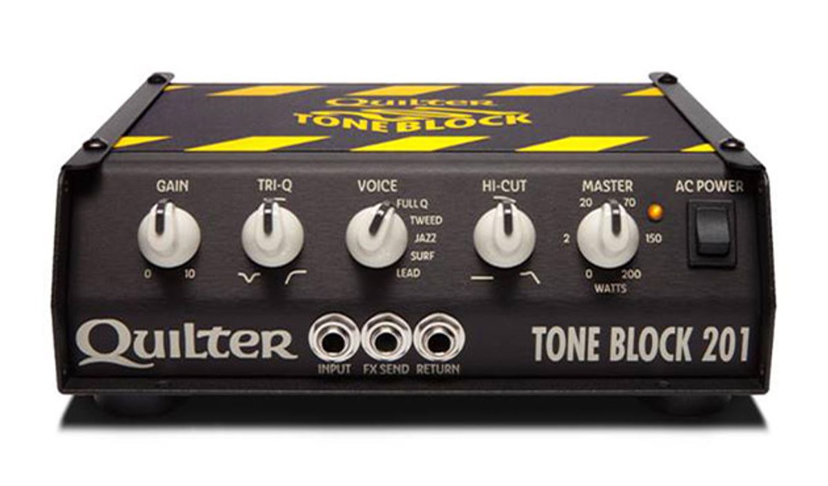 Quilter Announces the Tone Block 201