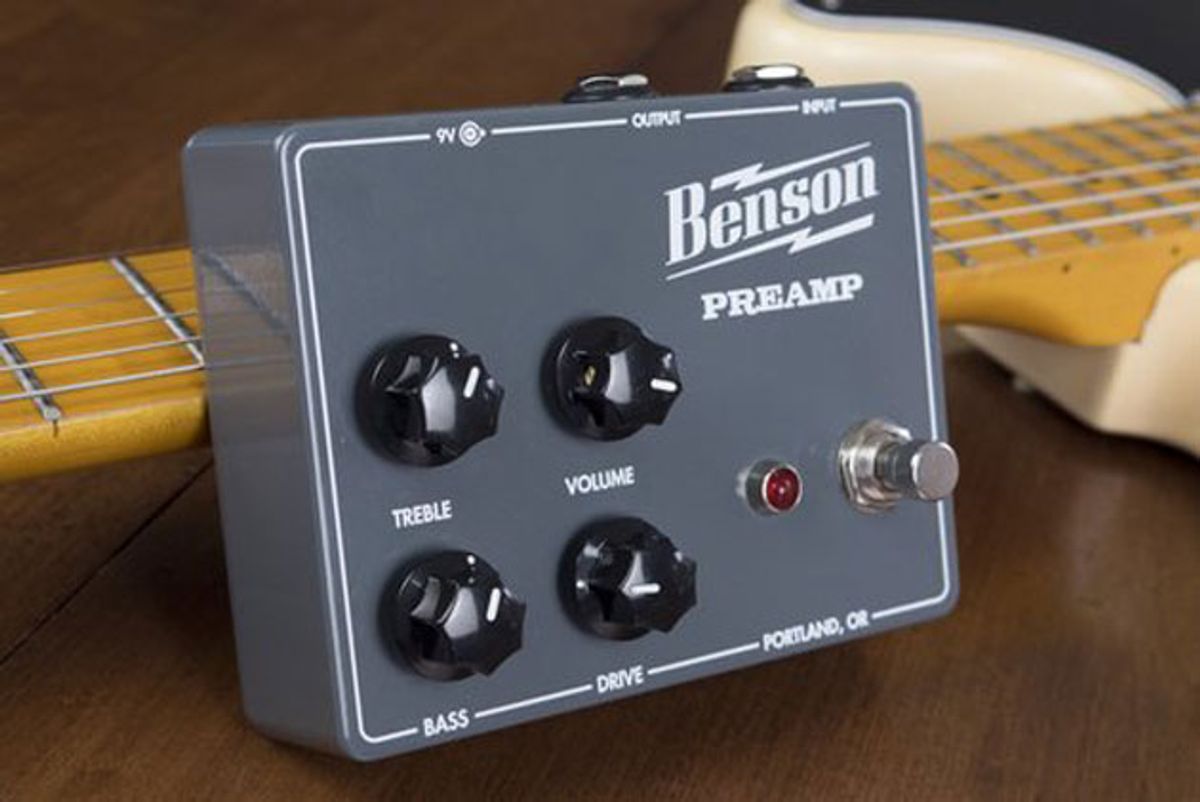 Benson Amps Releases the Benson Preamp Pedal