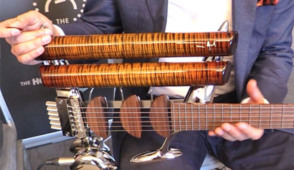 Holy Grail Guitar Show '18 - Teuffel Guitars Naked Birdfish and Niwa Prodigy