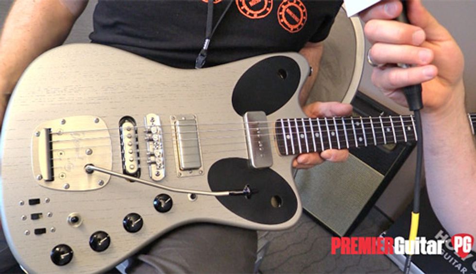 Holy Grail Guitar Show '18 - Deimel Guitarworks Firestar LesLee Custom & Firestar Ellipse Demos