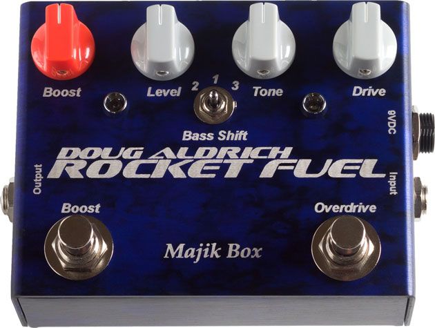 Majik Box Introduces the Doug Aldrich Rocket Fuel 5th Anniversary Pedal
