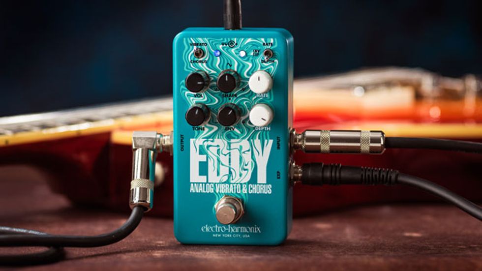 Electro-Harmonix Introduces the Eddy Analog Vibrato and Chorus