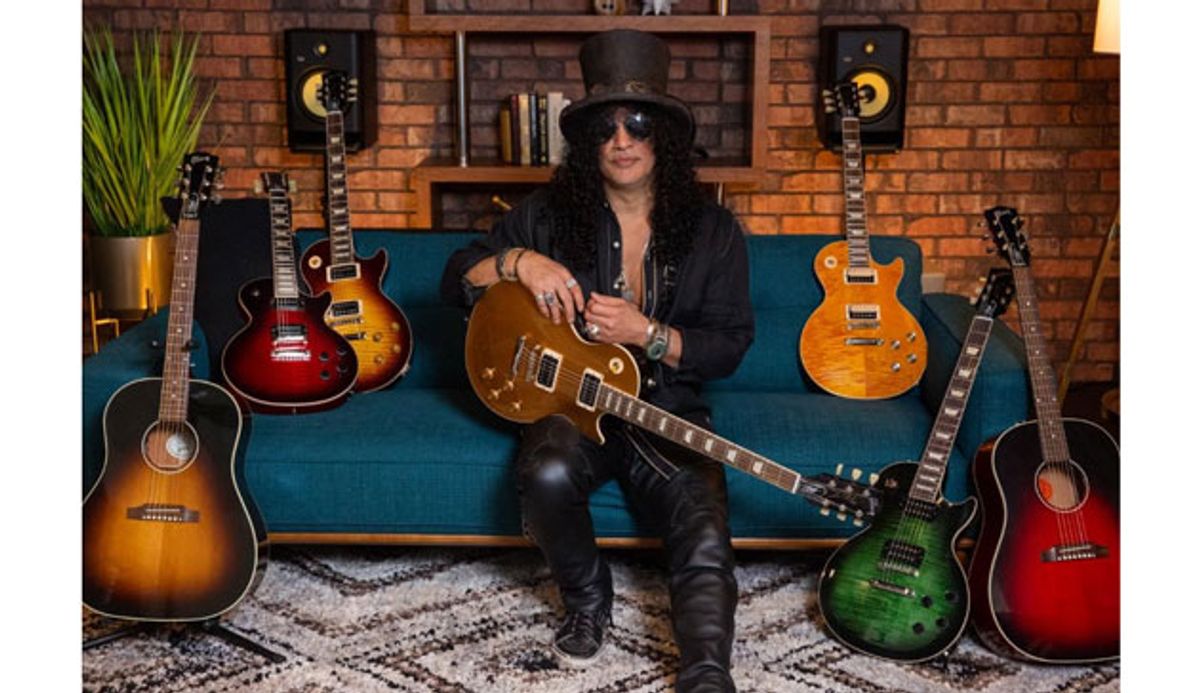 Gibson Unveils the Slash “Victoria” Les Paul Standard Goldtop