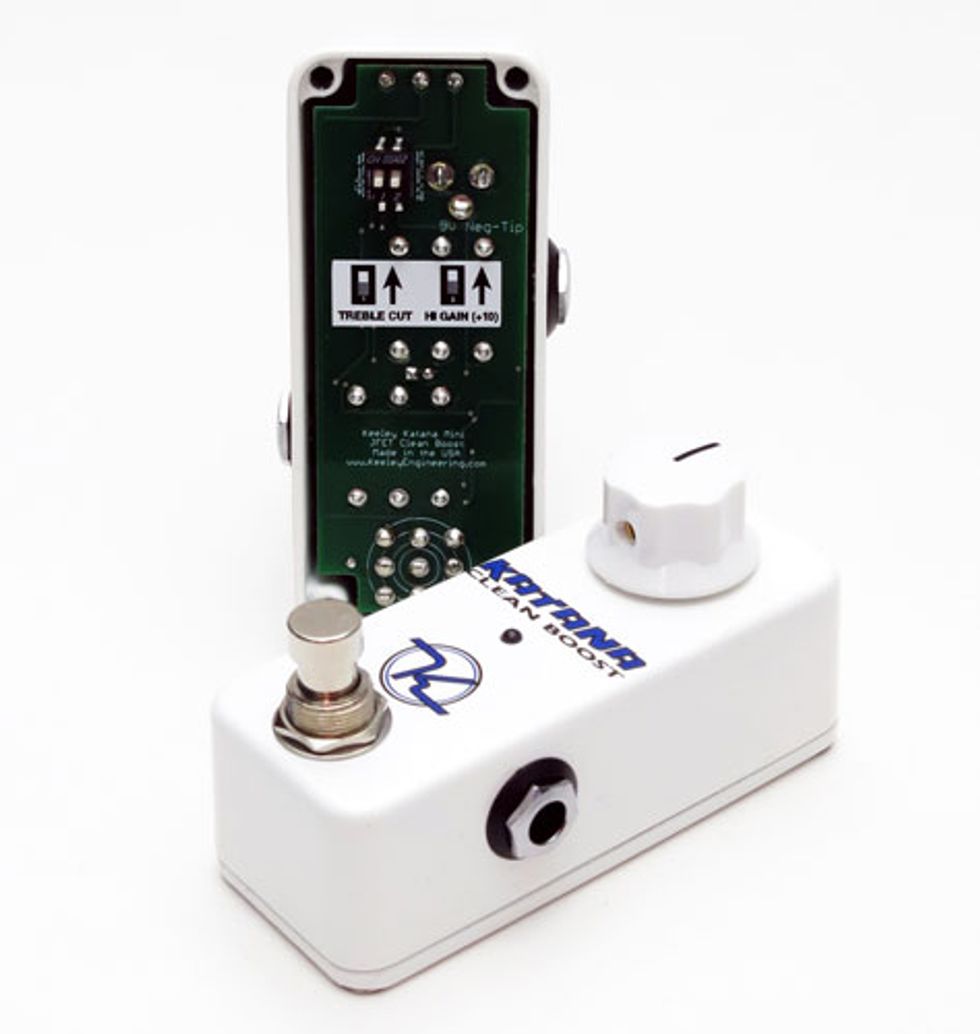 Keeley Electronics Unveils the Katana Clean Boost Mini