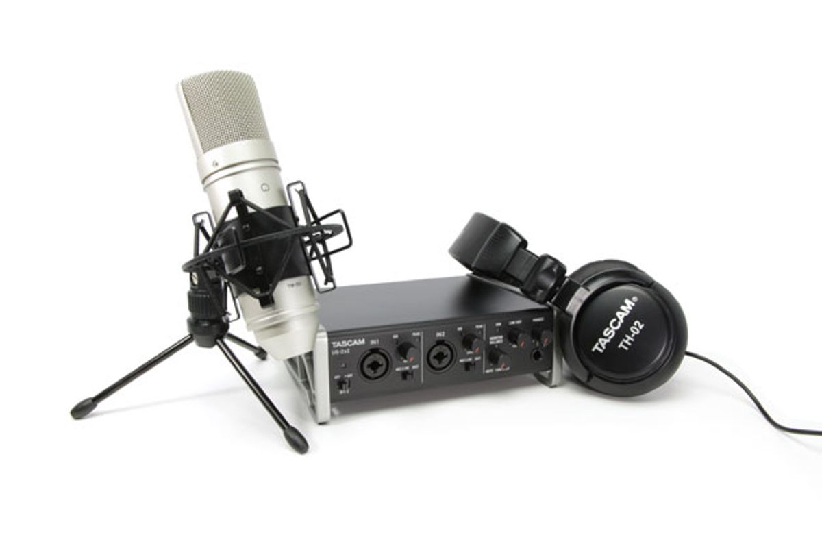 Tascam Unveils the Trackpack 2x2