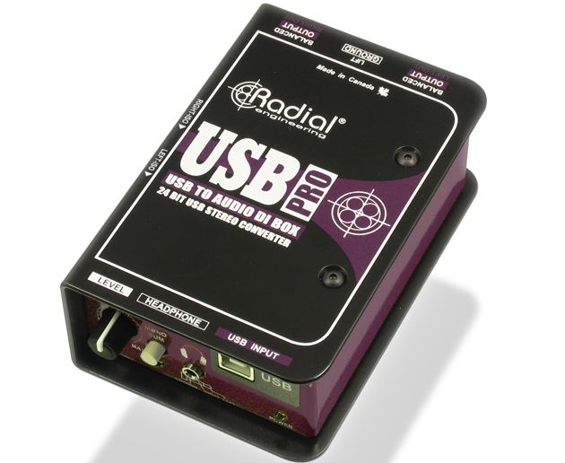 Radial Engineering Introduces the USB-Pro High-Resolution Stereo Direct Box