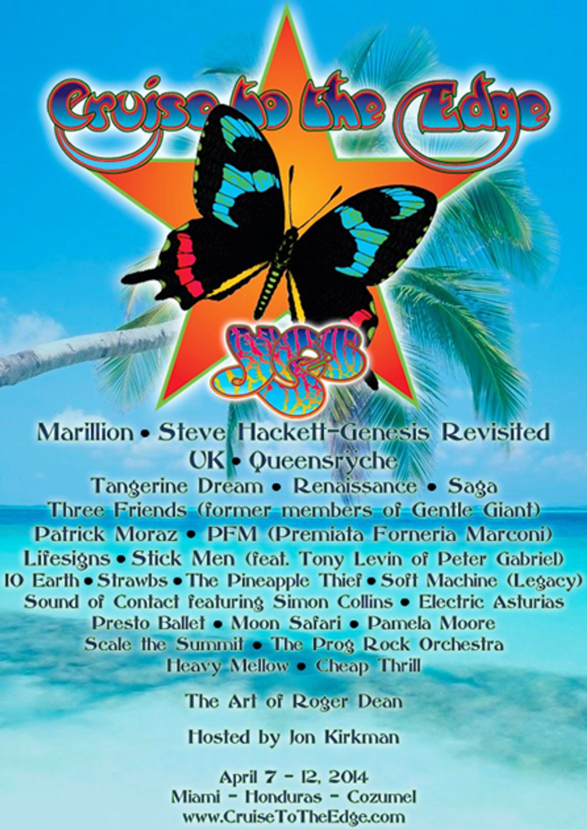 Yes and Marillion Announce Cruise to the Edge 2014