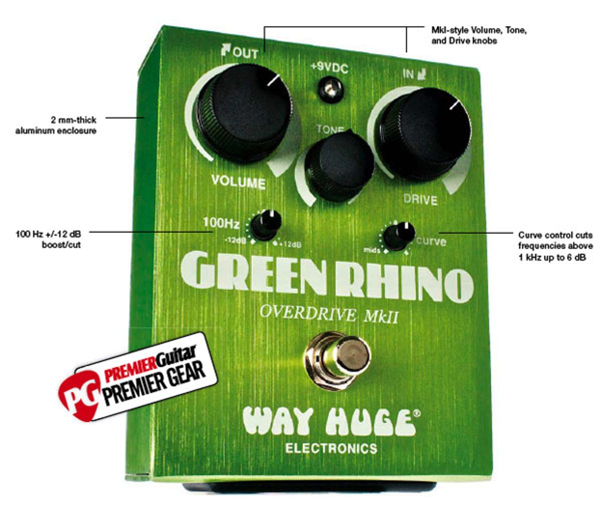 Way Huge Green Rhino MkII Overdrive Pedal Review