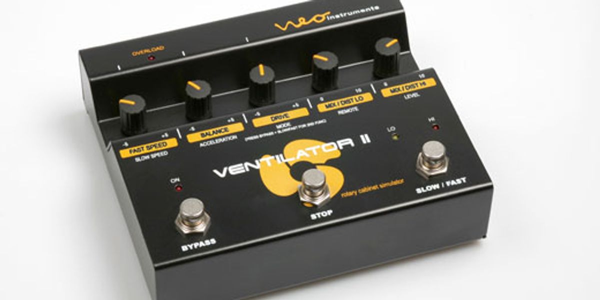 Neo Instruments Announces the Ventilator II - Premier Guitar