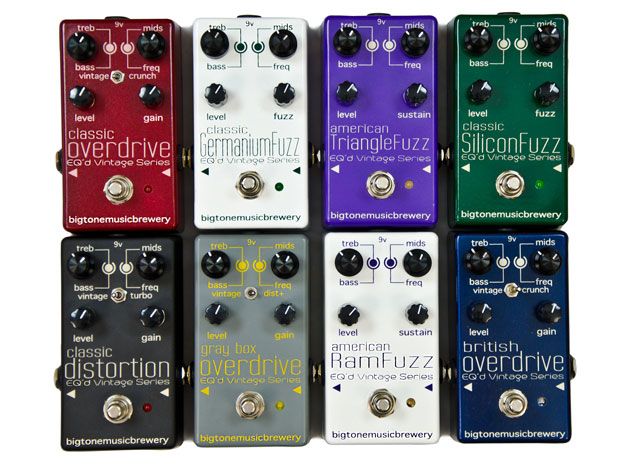 Big Tone Music Brewery Unveils 8 New Pedals