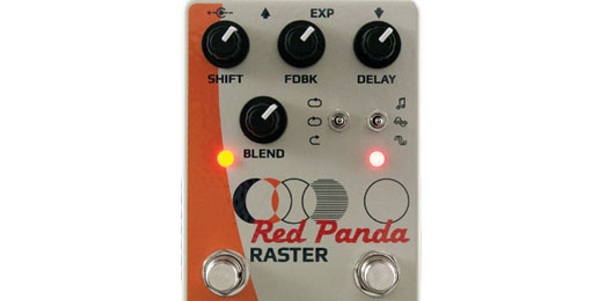 Red Panda Raster Rear Down Red Panda Lab Raster Delay Review - Premier Guitar